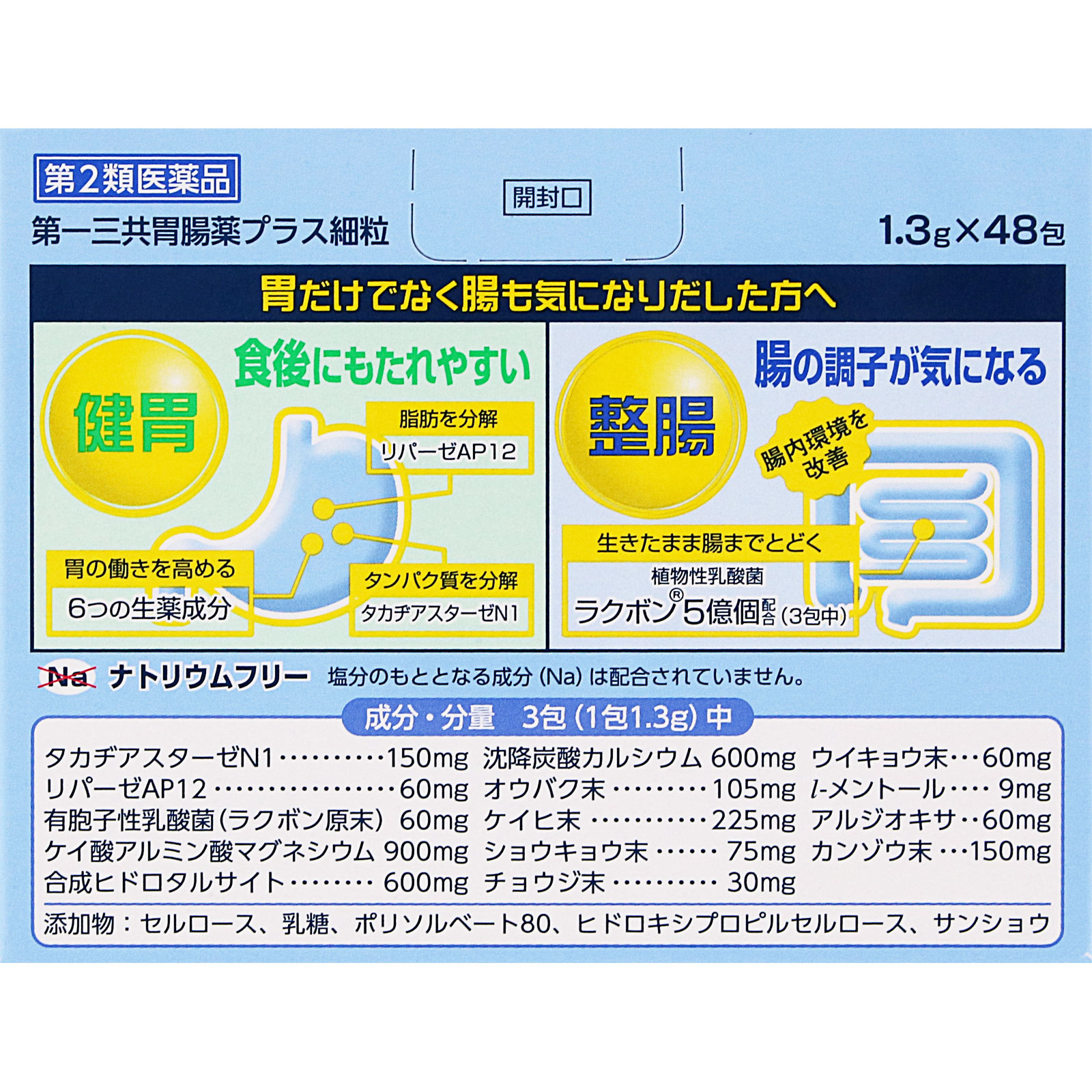 第一三共胃腸薬プラス　細粒　４８包